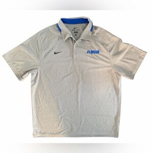 Nike Florida Gators Gray Dri-Fit Polo, Men’s XL